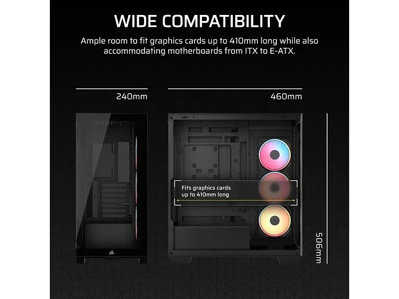 Корпус Corsair 3500X LX-R RGB Black (CC-9011324-WW) - фото 6