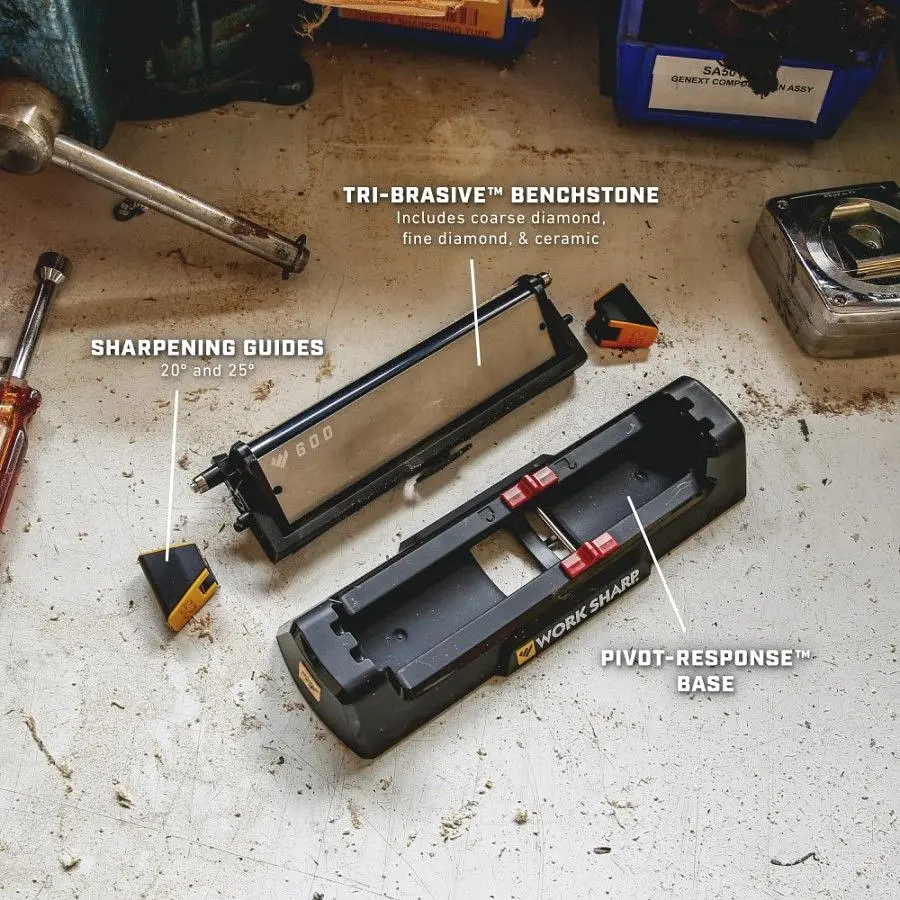 Точилка механическая Work Sharp Benchstone Sharpener WSBCHBSS-I - фото 9