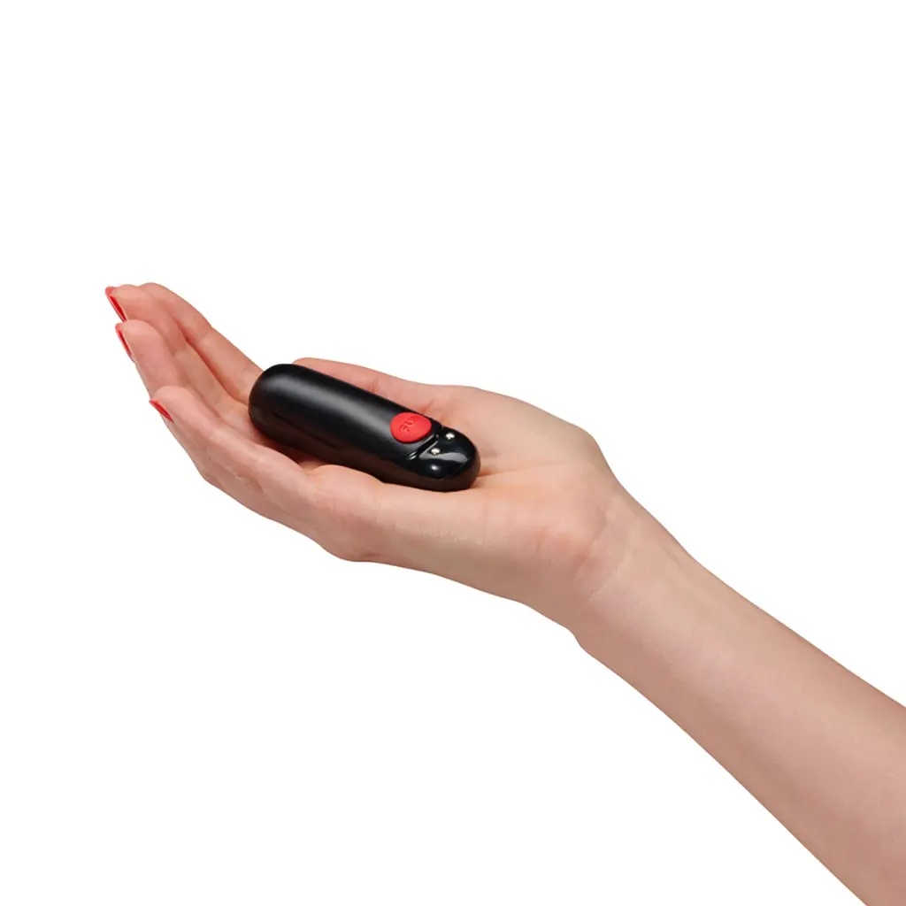 Віброкуля Fun Factory Massage BULLET, чорна, діаметр 2,5 см, 3 швидкості, 3 малюнки вібрації - фото 3
