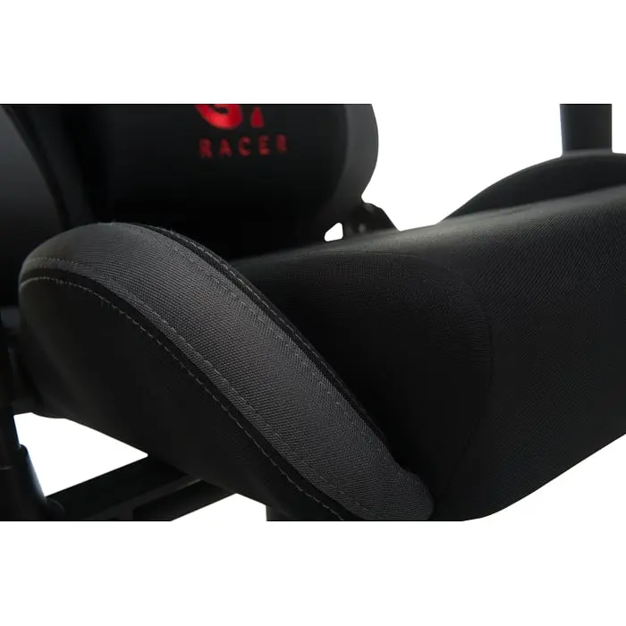 Геймерське крісло GT Racer чорне із сірим (X-0712 Shadow Gray) - фото 10