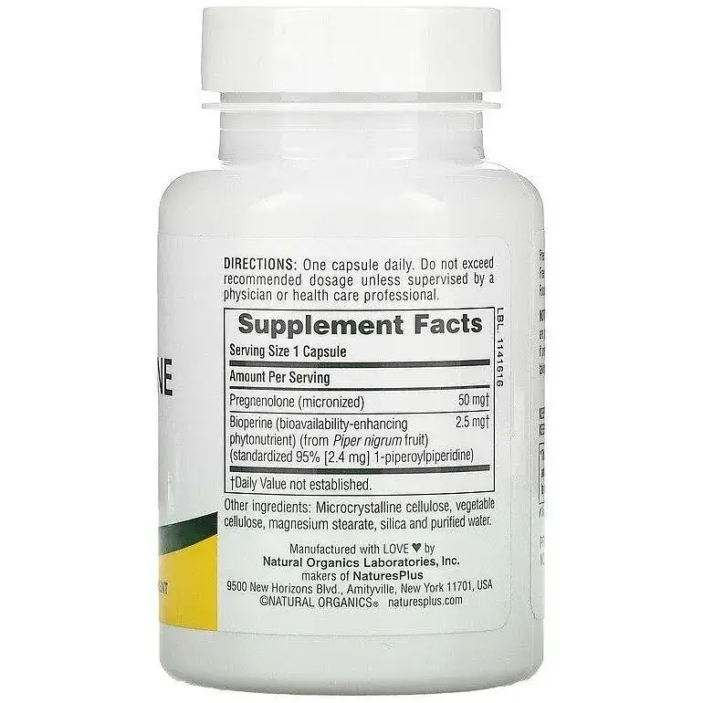 Прегненолон ультра NaturesPlus 60 капсул - фото 2