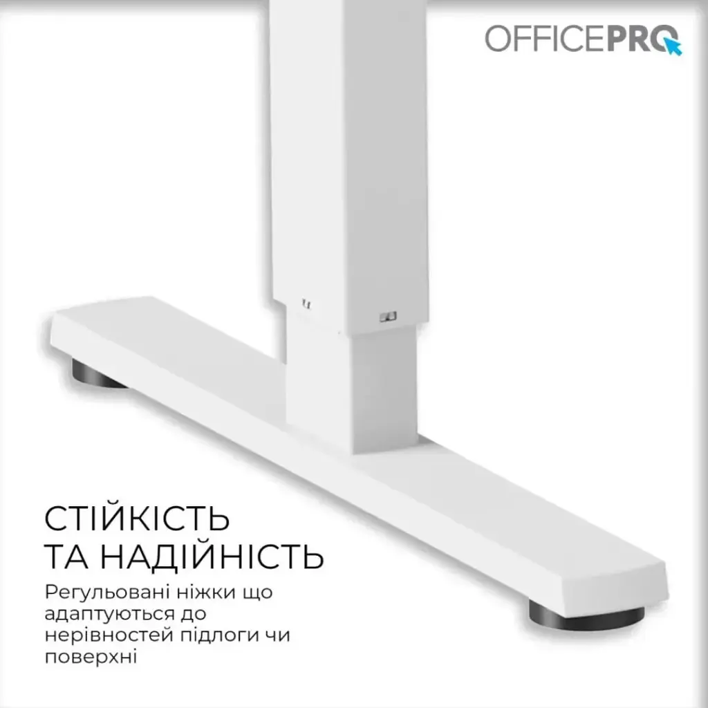 Комп'ютерний ігровий стіл Officepro ODE1470LWW Light Wood/White [148344] - фото 3