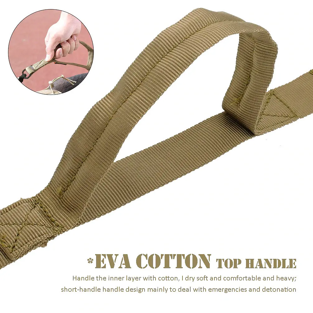 Повідець для собак Harness 100-150см, банджі-повідець з двома ручками, коричневий - фото 4