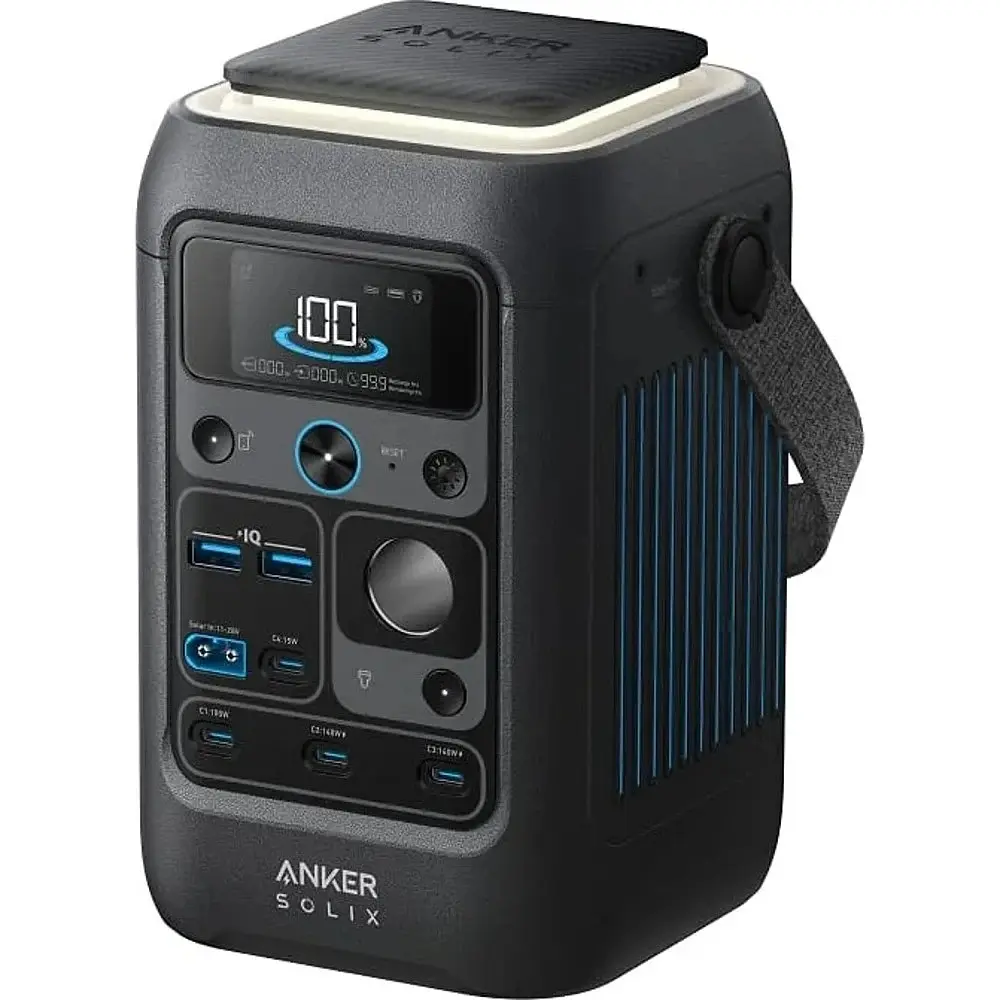 Зарядна станція Anker Solix C300XDC / 300 Вт / 288 Вт⋅год / LiFePO4 + сонячна панель PS60 (B1728311) - фото 3