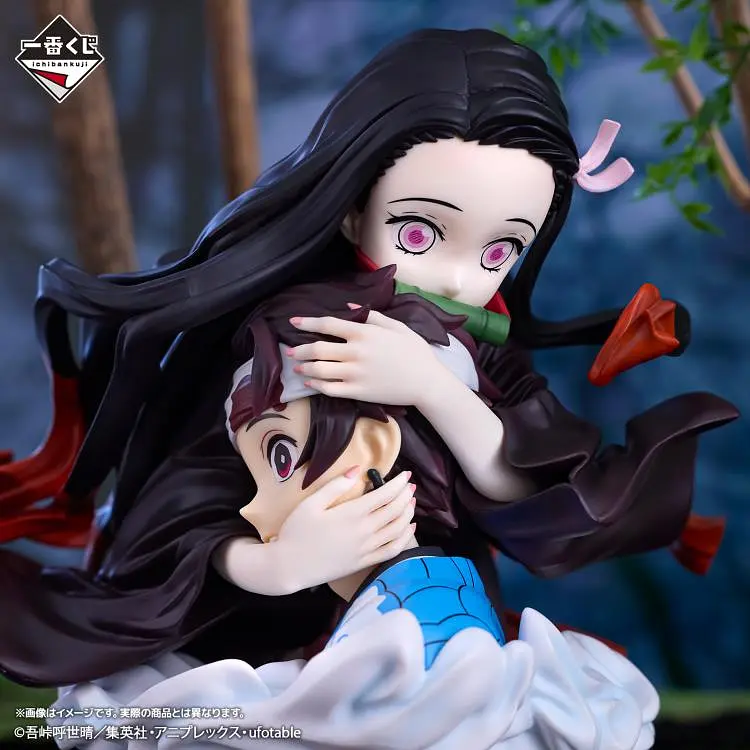 Фигурка Bandai Spirits Клинок демонов Незуко и Танджиро Demon Slayer Tanjiro & Nezuko 15 см B ASM DS NT 15 - фото 3