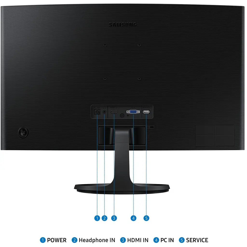 Монітор Samsung 24" Essential S3 (LS24D360GAIXUA) [170523] - фото 6