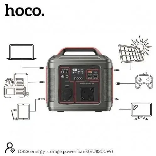Портативна електростанція Hoco DB28 80000mAh 300w - фото 2