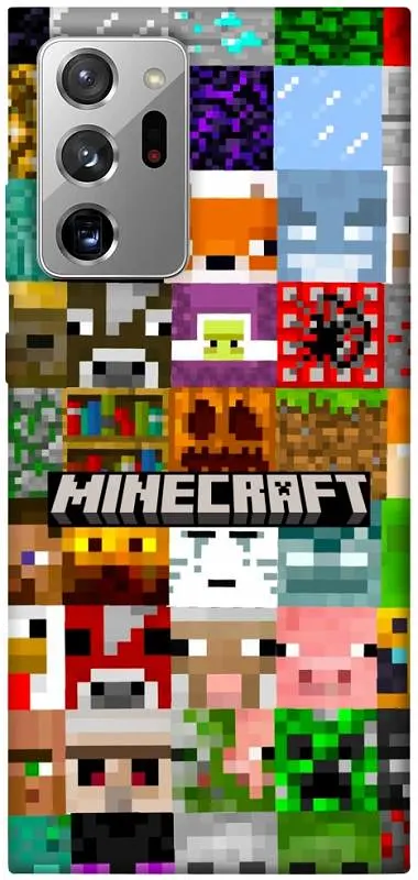 TPU чохол Demsky Minecraft collage для Samsung Galaxy Note 20 Ultra