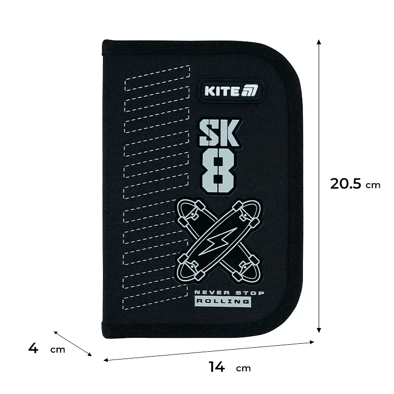 Пенал з наповненням Kite Skate (K26-622H-4) - фото 7