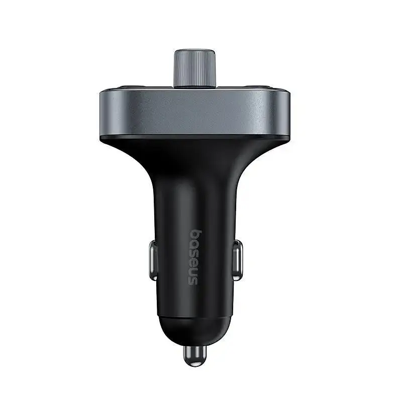АЗП з FM-модулятором Baseus S-09 Pro Series Car FM Transmitter Cluster Black - фото 3