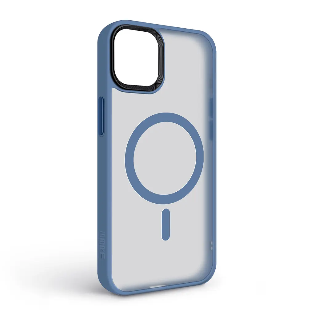 Чехол для Apple iPhone 15 Plus, Uniq MagCase, голубой, противоударный, панель-накладка с магсейф, ударопрочный TPU+PC, с магнитом MagSafe, поддержка полноценной беспроводной зарядки, ArmorStandart (ARM75334) - фото 2