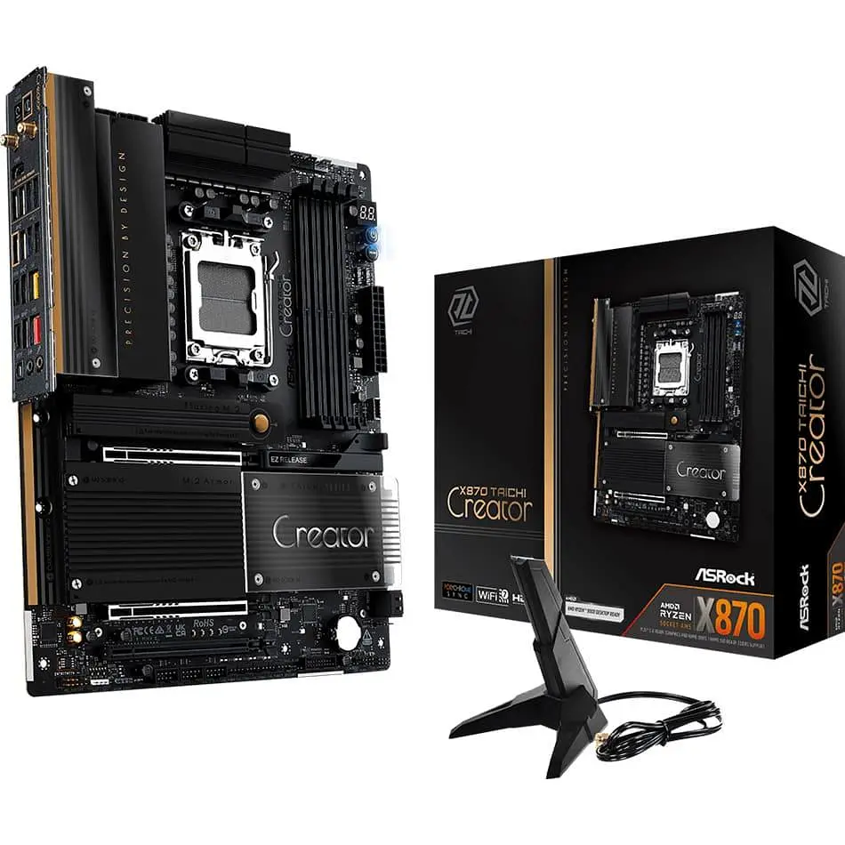 Материнська плата AsRock X870 TAICHI CREATOR (X870 TAICHI CREATOR) (Socket AM5, AMD X870, ATX) - фото 8
