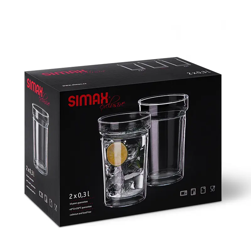 Набір склянок Simax Dual 300 мл 2 шт. (2152/2) - фото 4