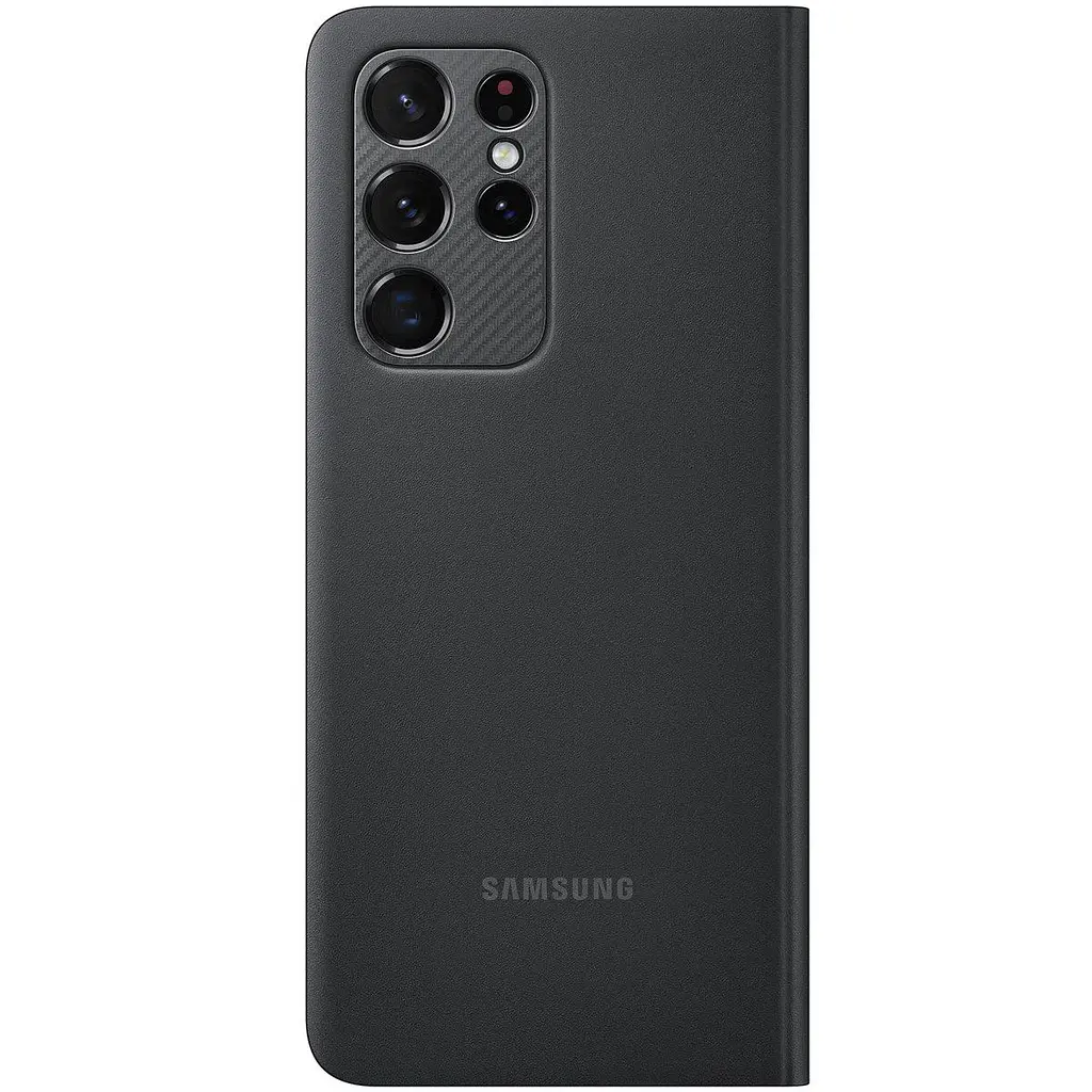 Чохол-книжка S-View Clear View Flip Cover EF-ZG998CBEGRU для Samsung Galaxy S21 Ultra 5G (6.8") Чорний - фото 6