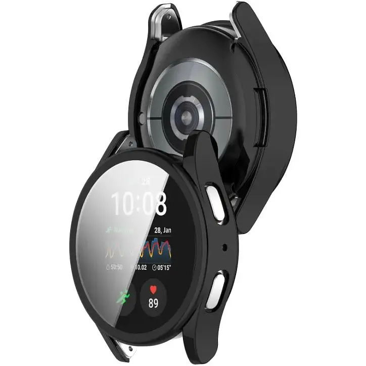 Чохол-накладка DK для Samsung Galaxy Watch7 (L300 / L305) 40mm Silicone Face Case (black) - фото 2