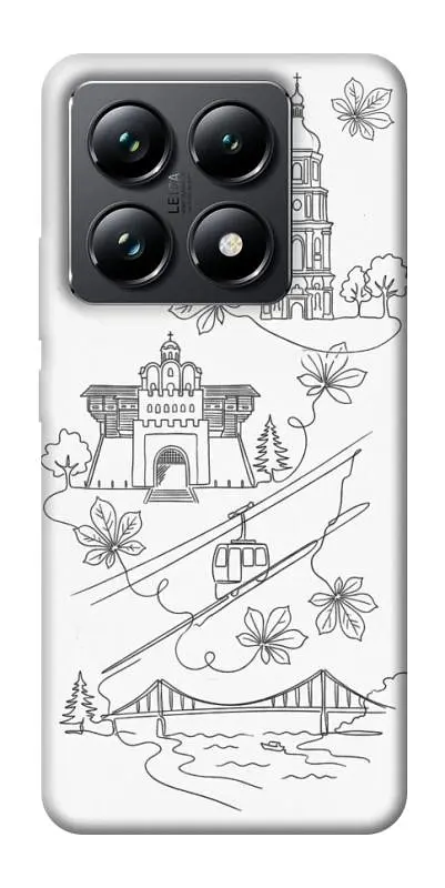 TPU чохол Demsky Kyiv spirit для Xiaomi 14T Pro