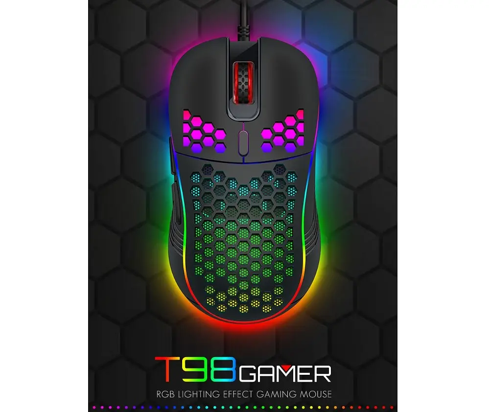 Игровая мышь iMICE T98 6 кнопок, 1200/2400/4800/7200 DPI - фото 2