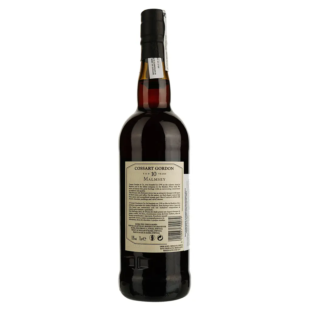 Вино Cossart Gordon Madeira Malmsey 10 yo Full Rich, 19%, 0,75 л - фото 2