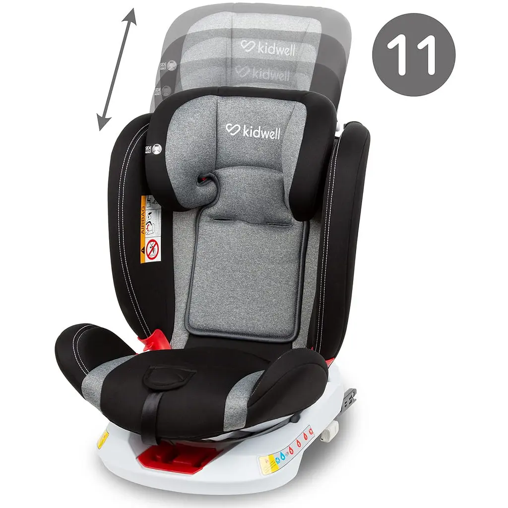 Автокресло Kidwell Orbit Isofix 0-36 кг Black - фото 5