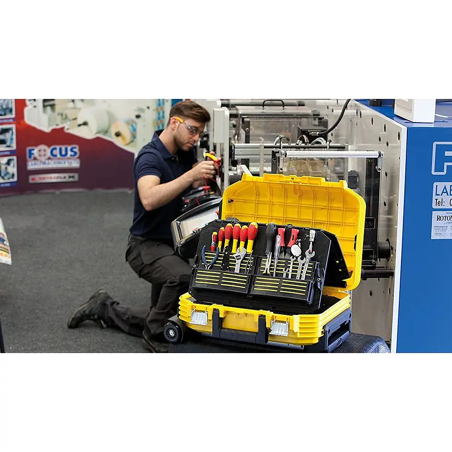 Ящик Stanley FatMax на 2 колесах з набором точного інструменту 100 одиниць (FMST1-75530) - фото 2