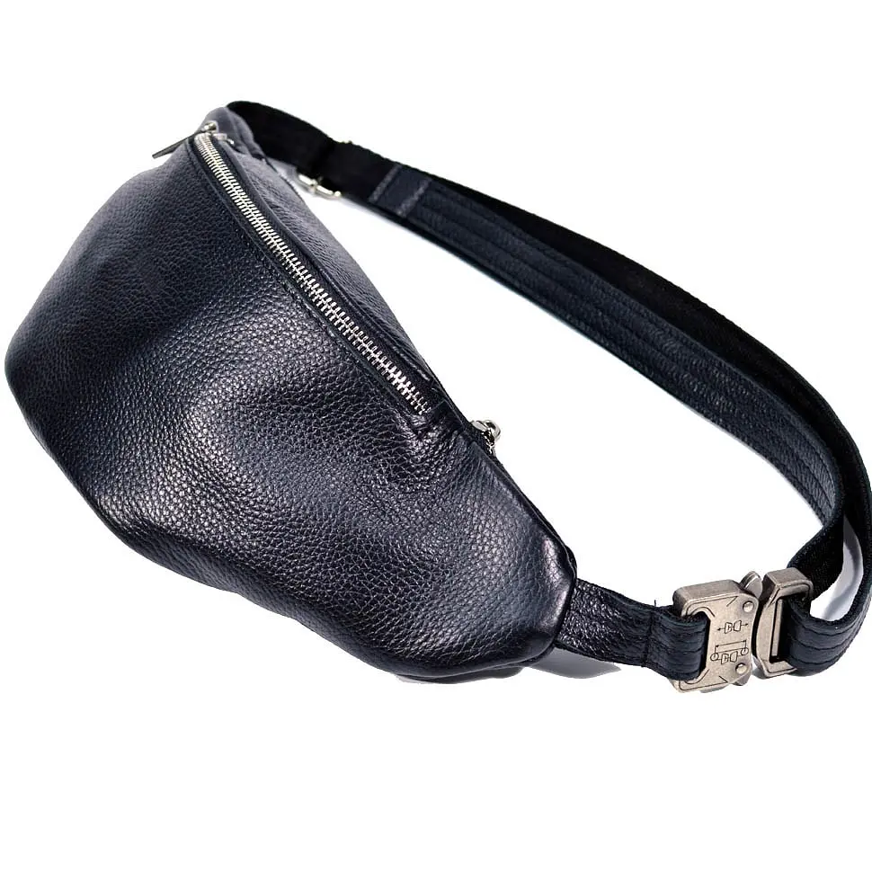 Шкіряна бананка TARWA 14х36х8 см sum0025652 - фото 6
