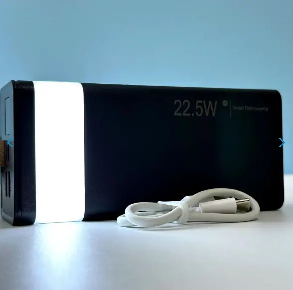 Портативна батарея WUW TUGII-Y53 (PD22.5W quick charge) 30000mAh Black - фото 2