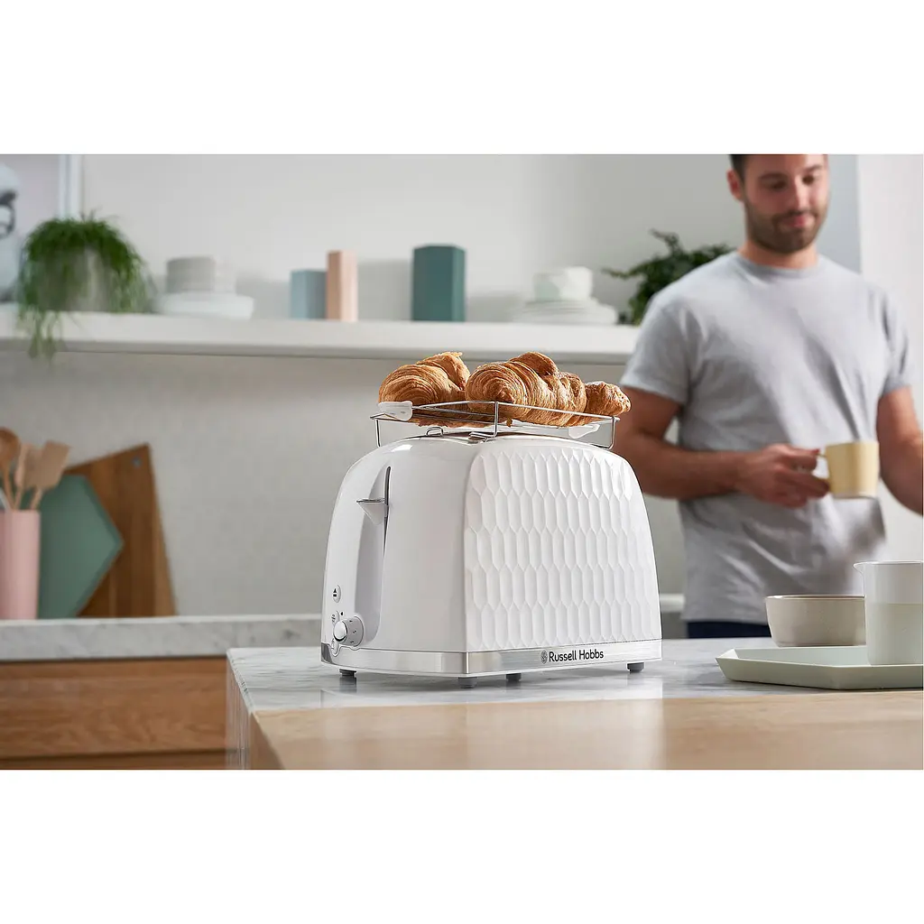 Тостер Russell Hobbs Honeycomb білий 850 Вт (26060-56) - фото 4
