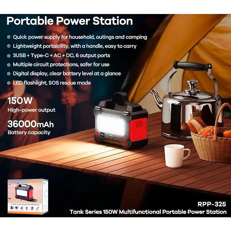 Зарядная станция Remax Power Station Tank 150w (RPP-325) - фото 6
