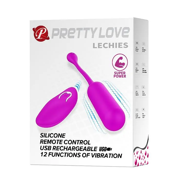 Віброяйце Pretty Love Lechies Wireless Egg 18.6 см фіолетовий - фото 10
