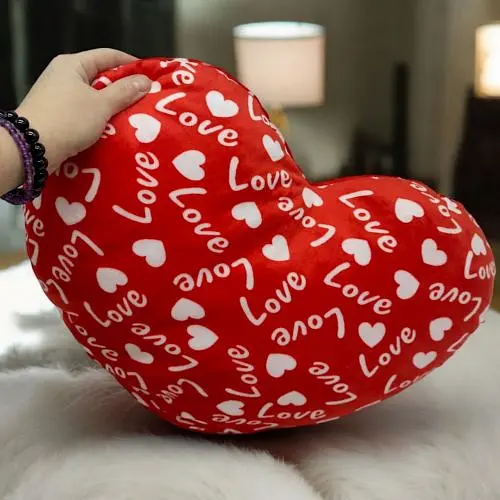 Іграшка м’яка Серце Love розмір L (45х14х30 см) - фото 2