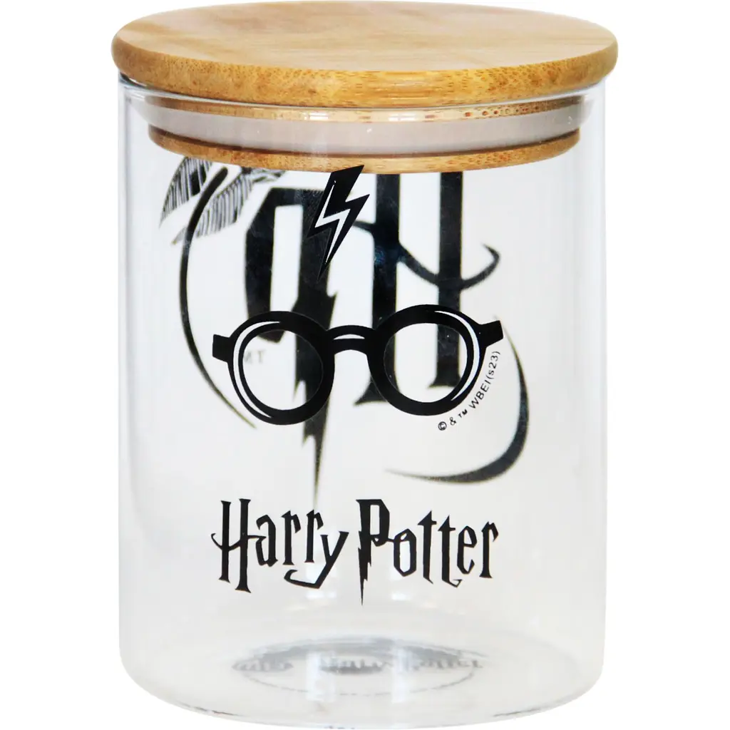  Банка скляна для зберігання Warner Bros. Harry Potter з бамбуковою кришкою 450 мл (85005874) - фото 2