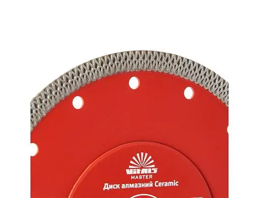 Диск алмазный Vitals Master Ceramic 180×1,8×25,4/22,2×10 мм (168109) - фото 2
