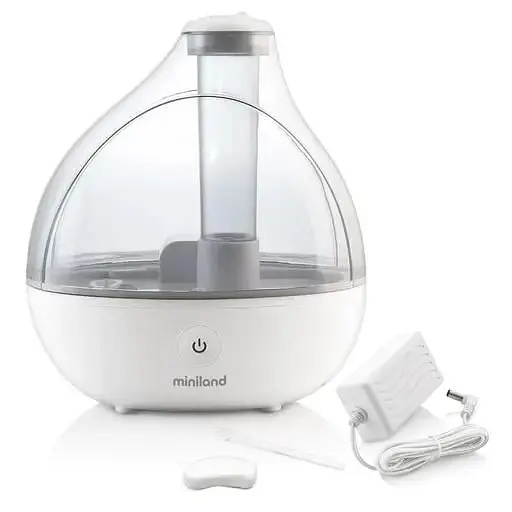 Ультразвуковий зволожувач повітря Miniland Humidrop з функцією ароматизації, білий (89173) - фото 2