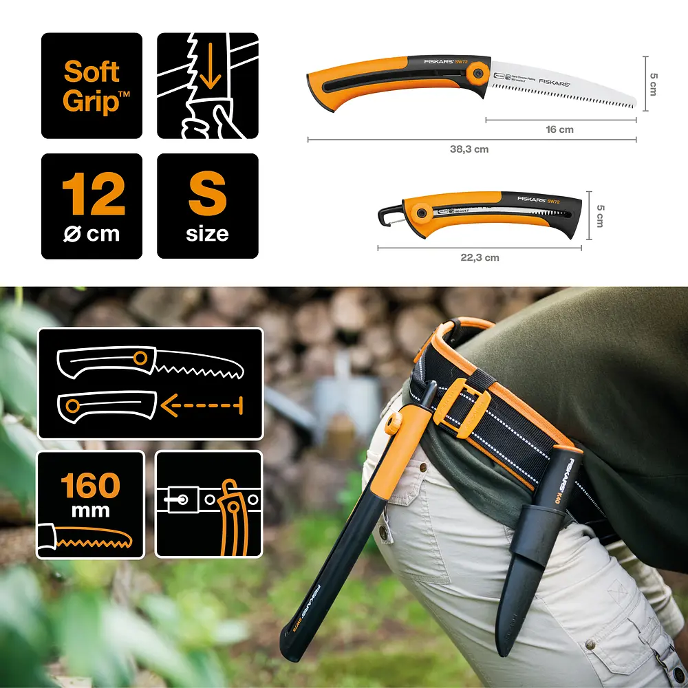 Садова пила складна Fiskars Xtract SW75 L, 255 мм, 123880 (1000614) - фото 5