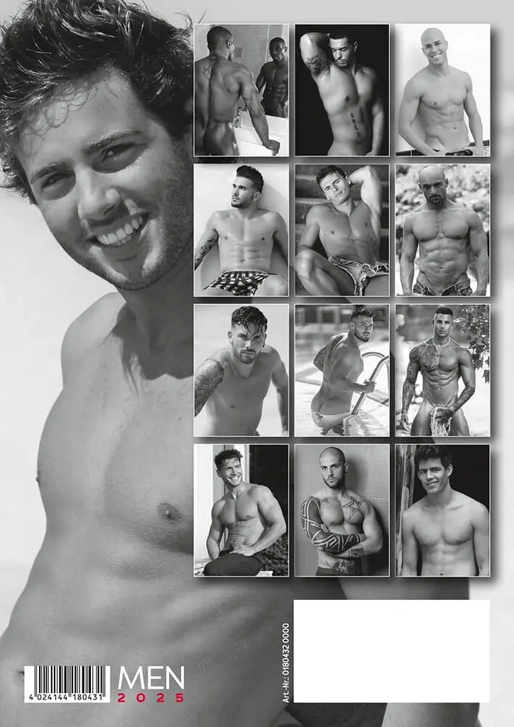 Календар PIN-UP Calendar Soft Men 2025 Orion 42-01806960000-25 100494 - фото 2