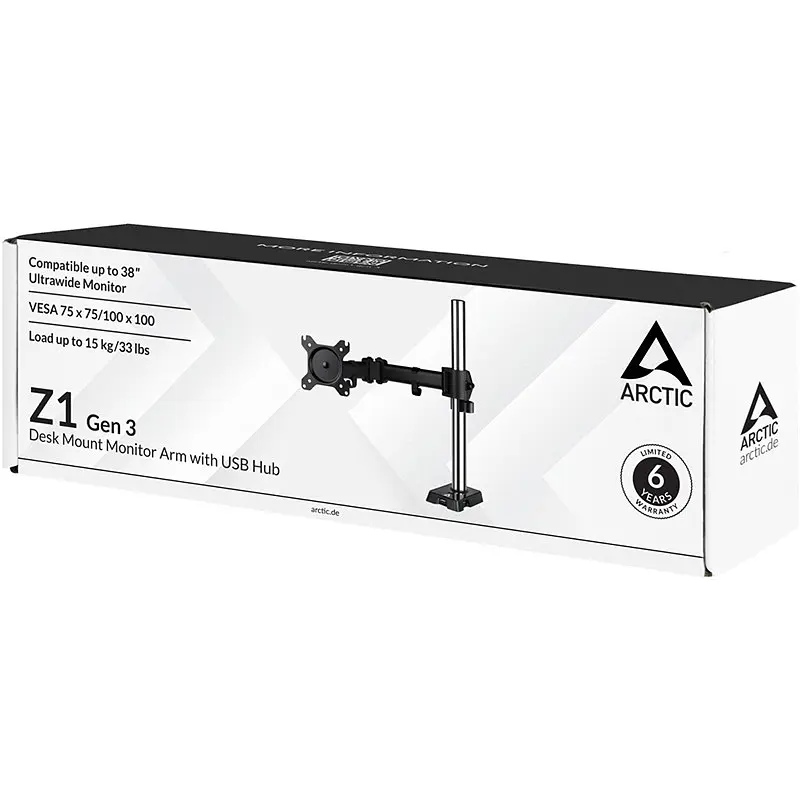 Настільне кріплення Arctic Z1 Gen.3 Чорний (AEMNT00052A) - фото 4