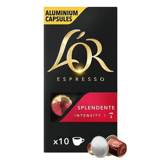 Набор кофе в капсулах L'OR Espresso Splendente 100 капсул (10 п. х 10 шт.) - фото 2