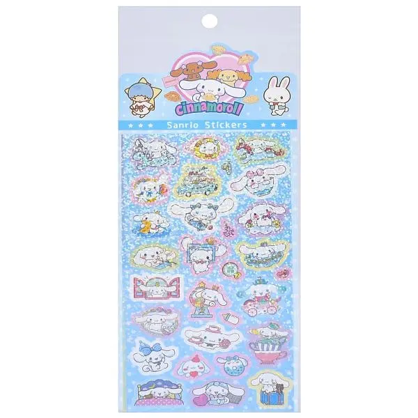 Декоративні наклейки "Sanrio Stickers" Bambi SZ240906-9 з блискітками