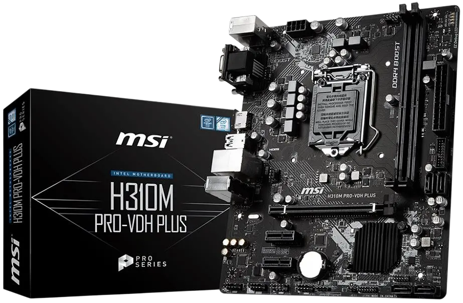 Материнська плата MSI H310M Pro-VDH Plus LGA 1151v2 (H310M PRO-VDH PLUS) Б/В - фото 3