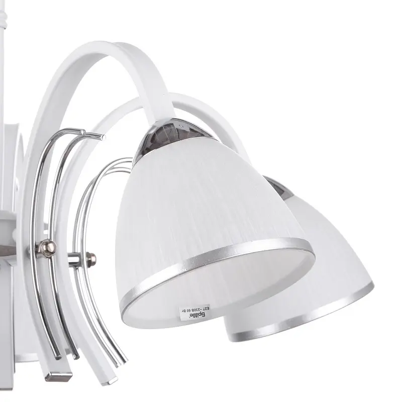 Люстра потолочная Brille классическая E27 60W WH (LK-548C/5) - фото 3