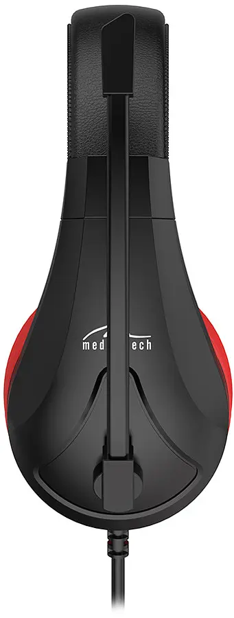 Гарнітура Media-Tech NEMESIS USB, Чорний-Червоний - фото 7