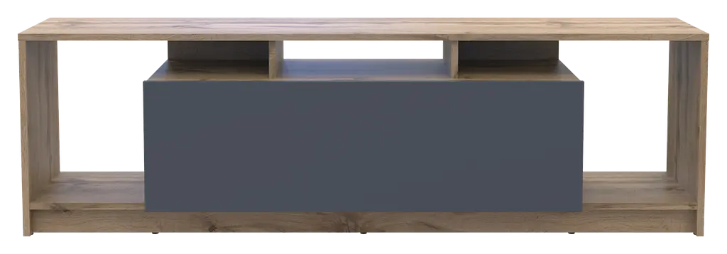 Стінка у вітальню Doros U1 Тахо Графіт ДСП 160х38х48 см (41516012) - фото 2