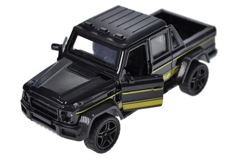 Іграшкова машинка позашляховик Mercedes-Benz G-Class Pickup 1:32 Автопром металева AP74142, 2 кольори, в коробці р.16, 5х7, 5х7, 5см - фото 5