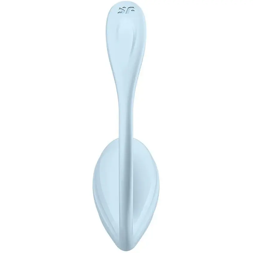 Смарт-віброяйце Satisfyer Smooth Petal Connect App Light Blue - фото 4