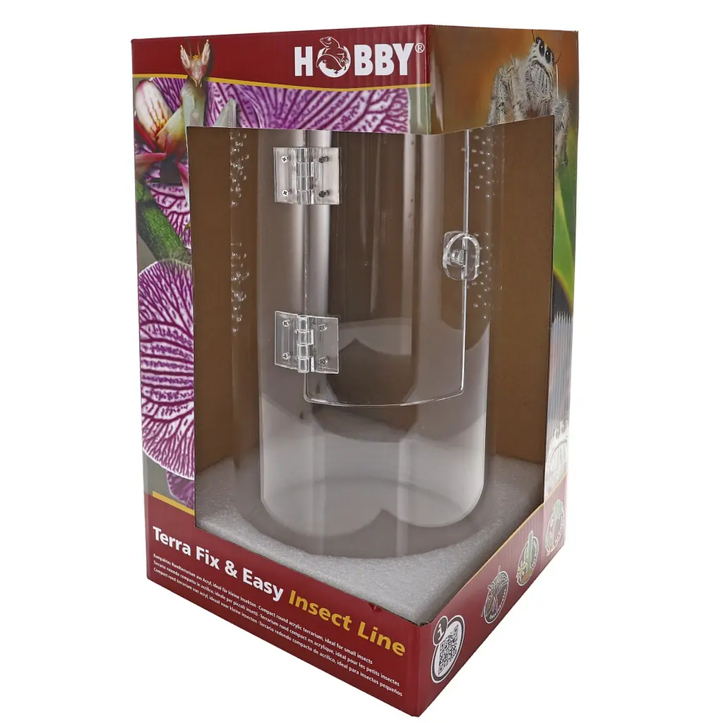 Тераріум для комах та павуків Hobby Terra Fix & Easy Insect Line 15x15x30 см акриловий 360° (36028) - фото 6