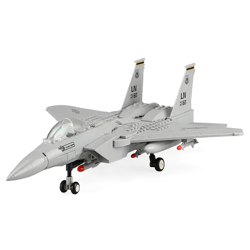 Конструктор Wange Винищувач F-15 Eagle Fighter  військова техніка авіація літак ,262 деталі - фото 5