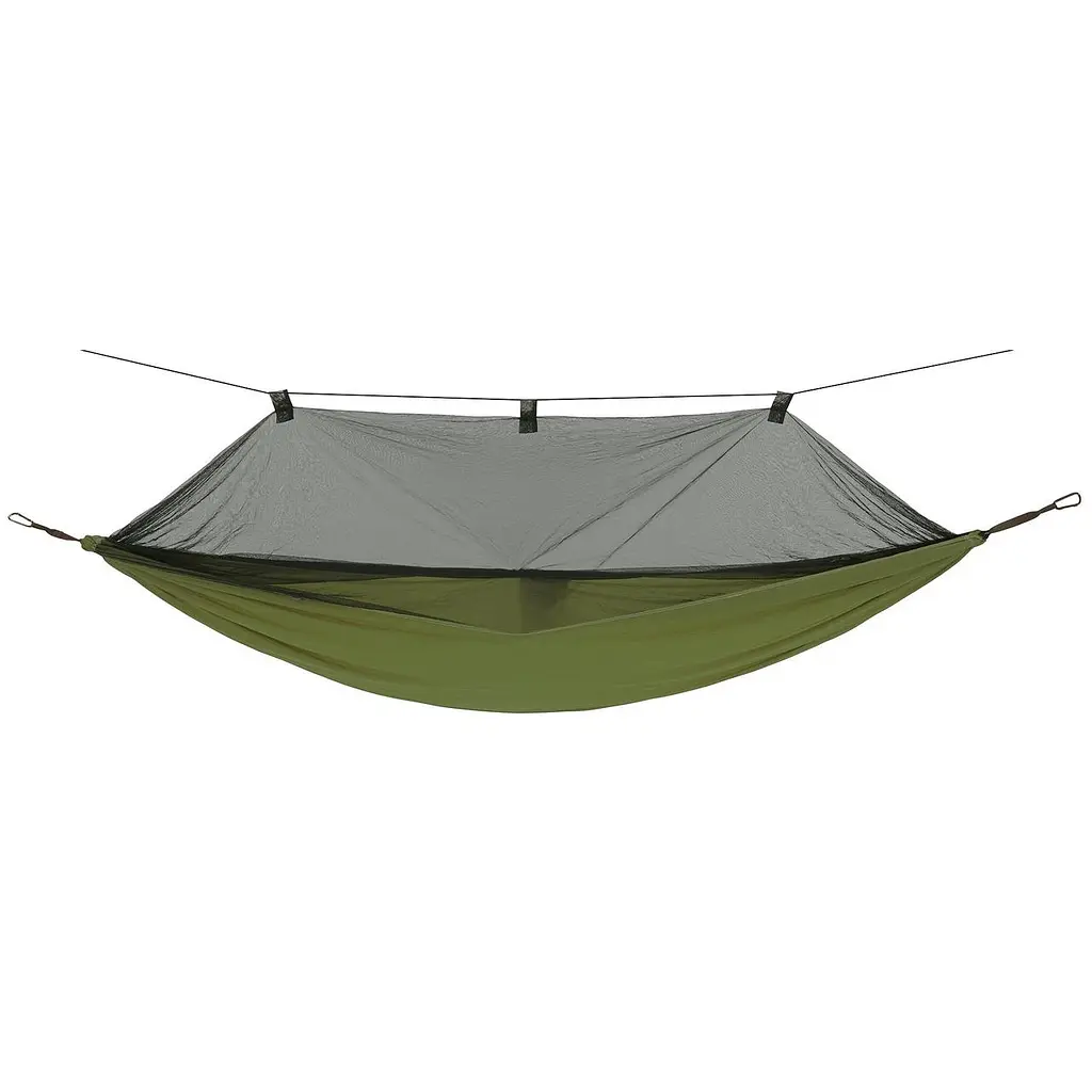 Гамак туристический Grand Canyon Bass Mosquito Hammock с москитной сеткой 320x150 см до 150 кг оливковый - фото 2