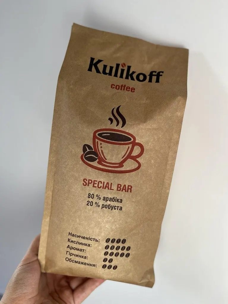 Кава в зернах KULIKOFF SPECIAL BAR 1 кг