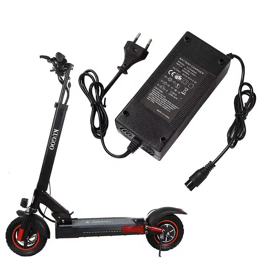 Адаптер 42V 2A зарядний пристрій Xiaomi M365 Segway Ninebot ES1 ES2 ES4 E22 для літій-іонної батареї 36V Elite