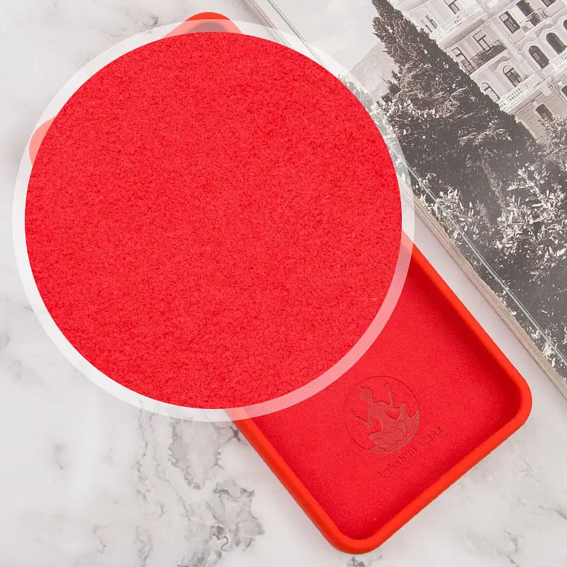 Чохол Lakshmi Silicone Cover Full Camera AAA для Xiaomi Redmi 13Coco C65 Червоний/Red - фото 4
